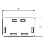 WDK HE20035VW Endestykke 20x35mm1 produkt
