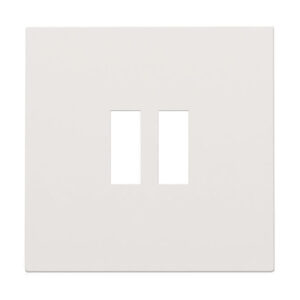 Afdaekning til 2 x USB A oplader white coated produkt