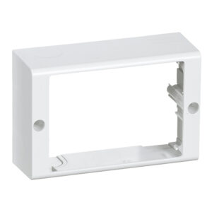 CLICLINE monteringsbox dobbelt hvid produkt