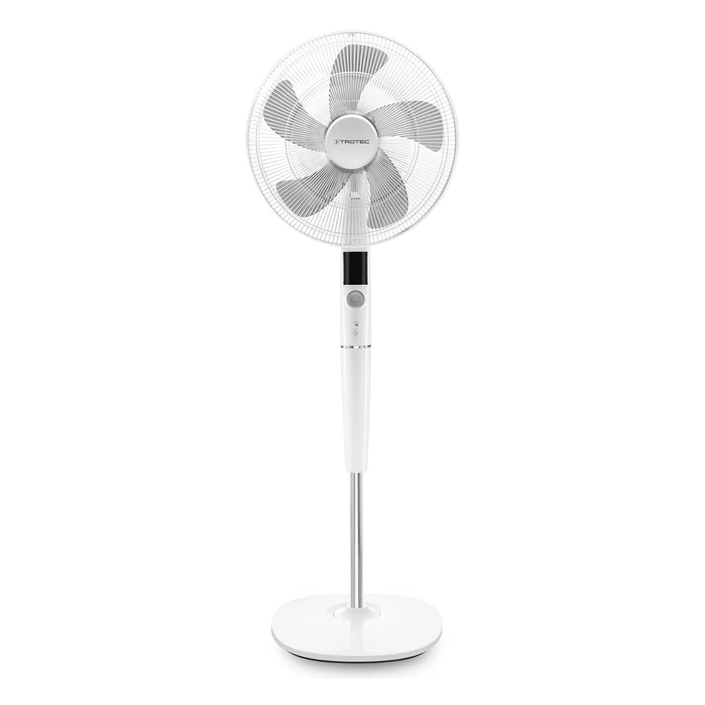 Trotec design-gulvventilator med fjernbetjening tve 26 s | 85° svingning | 30 w
