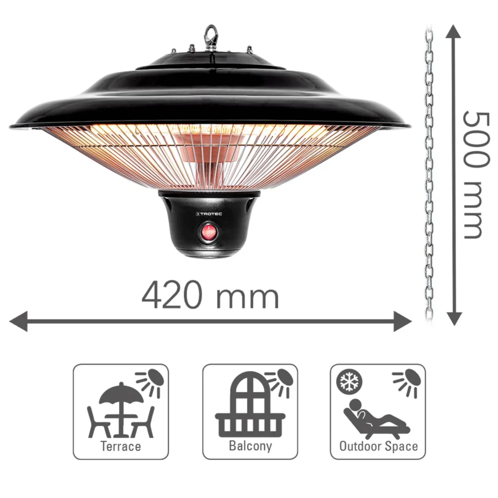 Trotec design loftvarmer ir 1500 sc - image 9