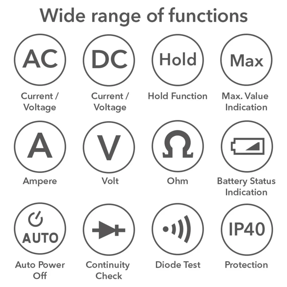 Digitalt multimeter be49 153937 1666170992