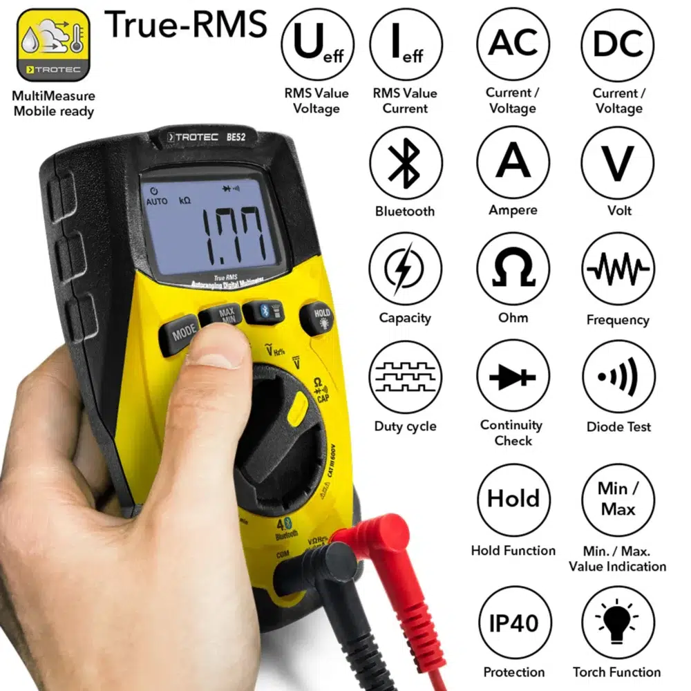 Digitalt sand rms multimeter be52 154232 1666598326