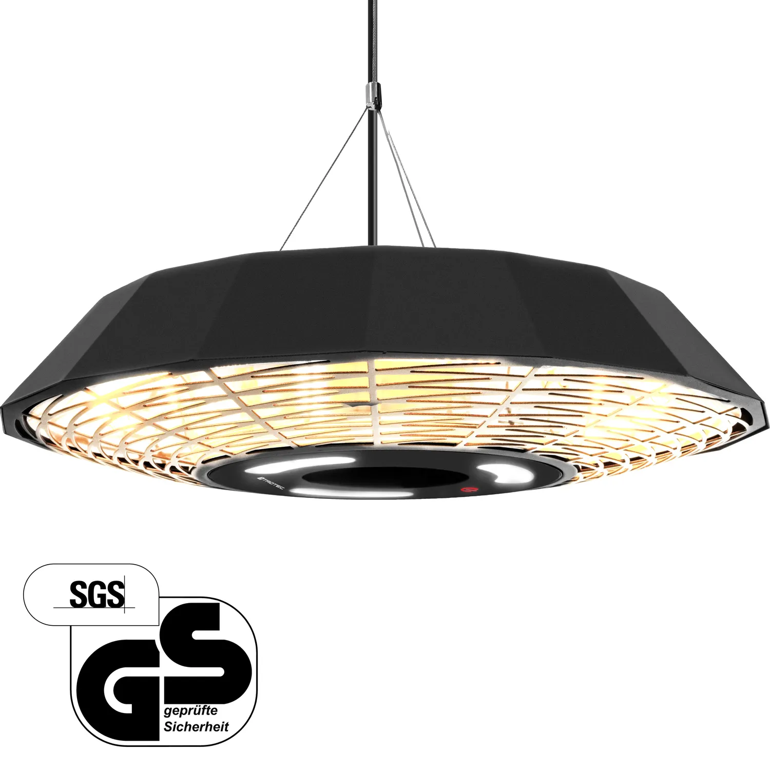 Trotec ir 2010 sc designer strålevarmer til loft