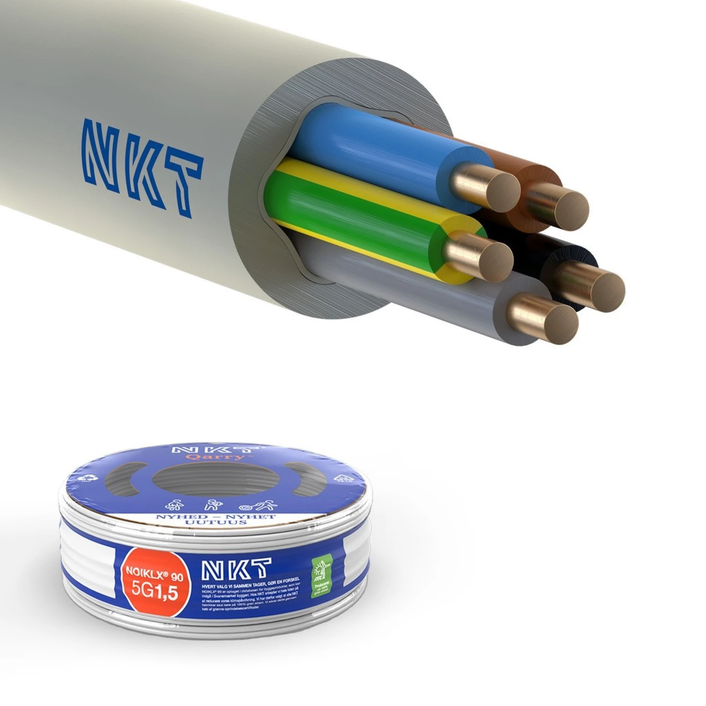 NKT KABEL 5G1,5 NOIKLX 1X100 METER