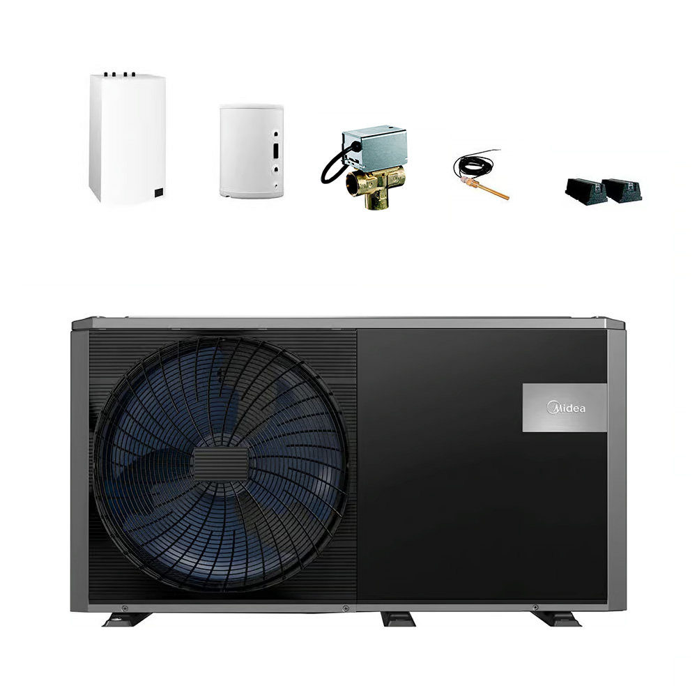 Midea monoblock r290 propan varmepumpe pakke lille model