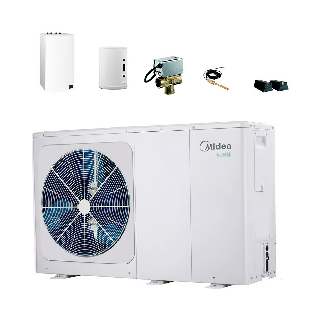 Midea Monoblock R32 varmepumpe pakke