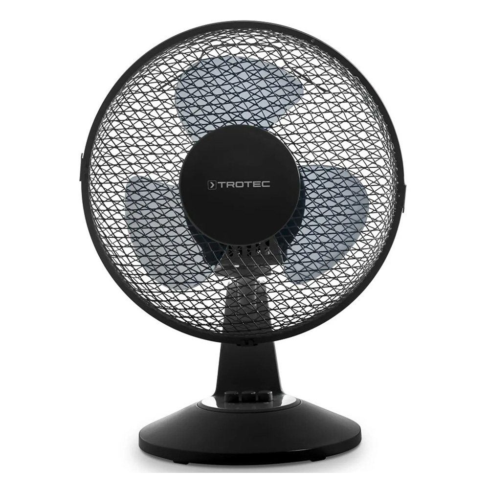 Trotec støjsvag bordventilator tve 11 med 80° svingning | 25 w