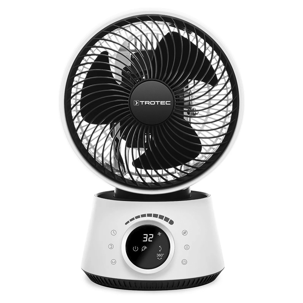 Trotec 360° turboventilator med fjernbetjening tve 100 | 3d-oscillation | 26 w