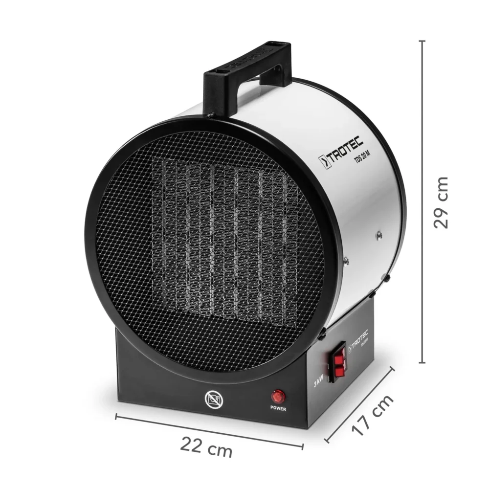 Keramisk varmeblæser tds 20 m 109587 1566826533