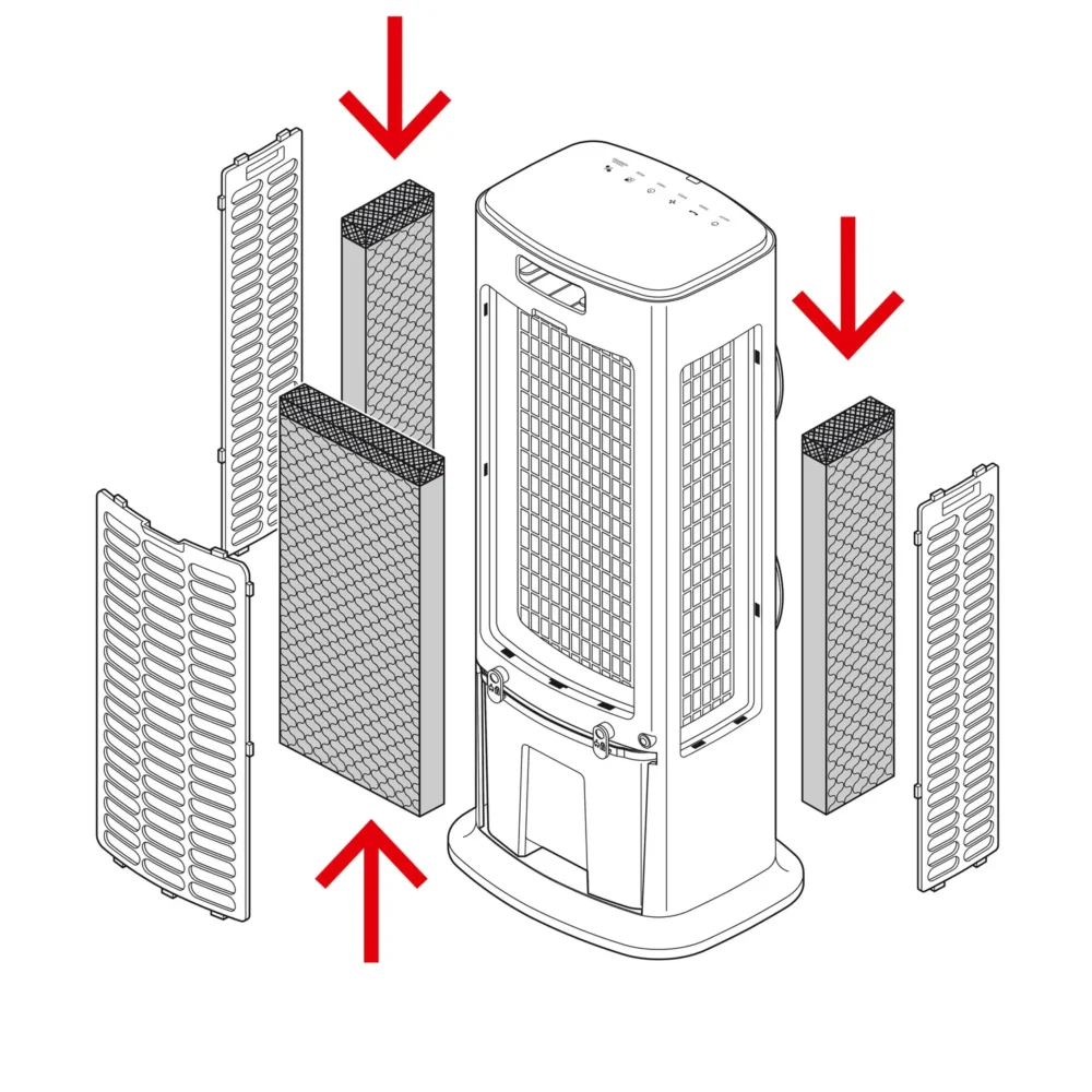 Trotec pae 45 fordampningsfilter (3-stykker) Pae 45 fordampningsfilter 3 stykker 135353 1620118458