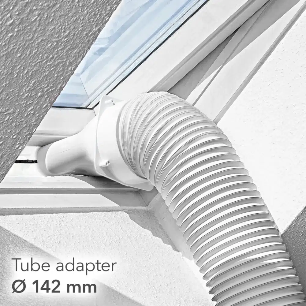 Udstødningsslangeadapter vinduesadapter vinduesdyse mobile klimaanlæg 137240 1686122824