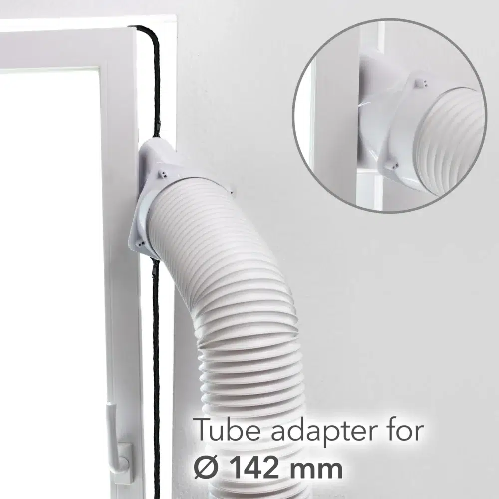 Udstødningsslangeadapter vinduesadapter vinduesdyse mobile klimaanlæg 137241 1686122985