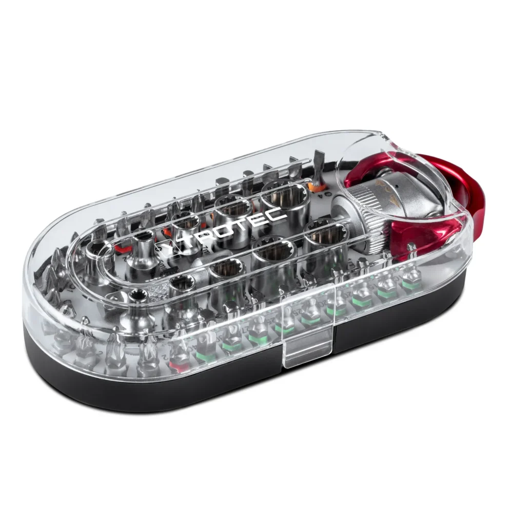 Trotec 40-delt bit- og socketsæt 40 delt bit og socketsæt 106827 1571910573