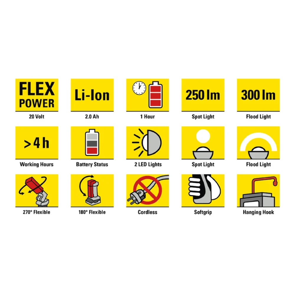 Akku arbejdslampe pwls 10 uden akku 86371 1520003862