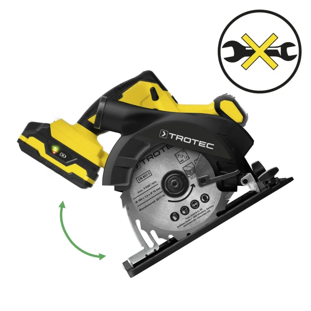 Akku håndholdt rundsav pcss 10 20v 86658 1520342150