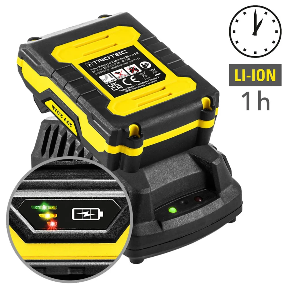 Trotec batteridrevet led-arbejdslampe pwls 15-20v inkl. Batteri og oplader Batteri led arbejdslampe pwls 15 20v 146582 1646389300