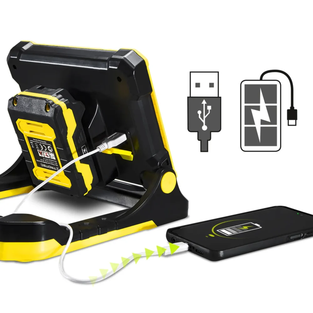 Trotec batteridrevet led-arbejdslampe pwls 15-20v inkl. Batteri og oplader Batteri led arbejdslampe pwls 15 20v 146599 1646127548