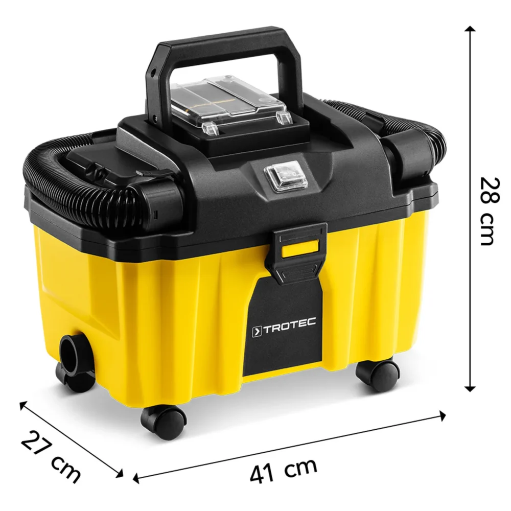 Trotec ledningsfri støvsuger vc 15-20v inkl. Batteri og oplader Batteri støvsuger vc 15 20v 147119 1646996471