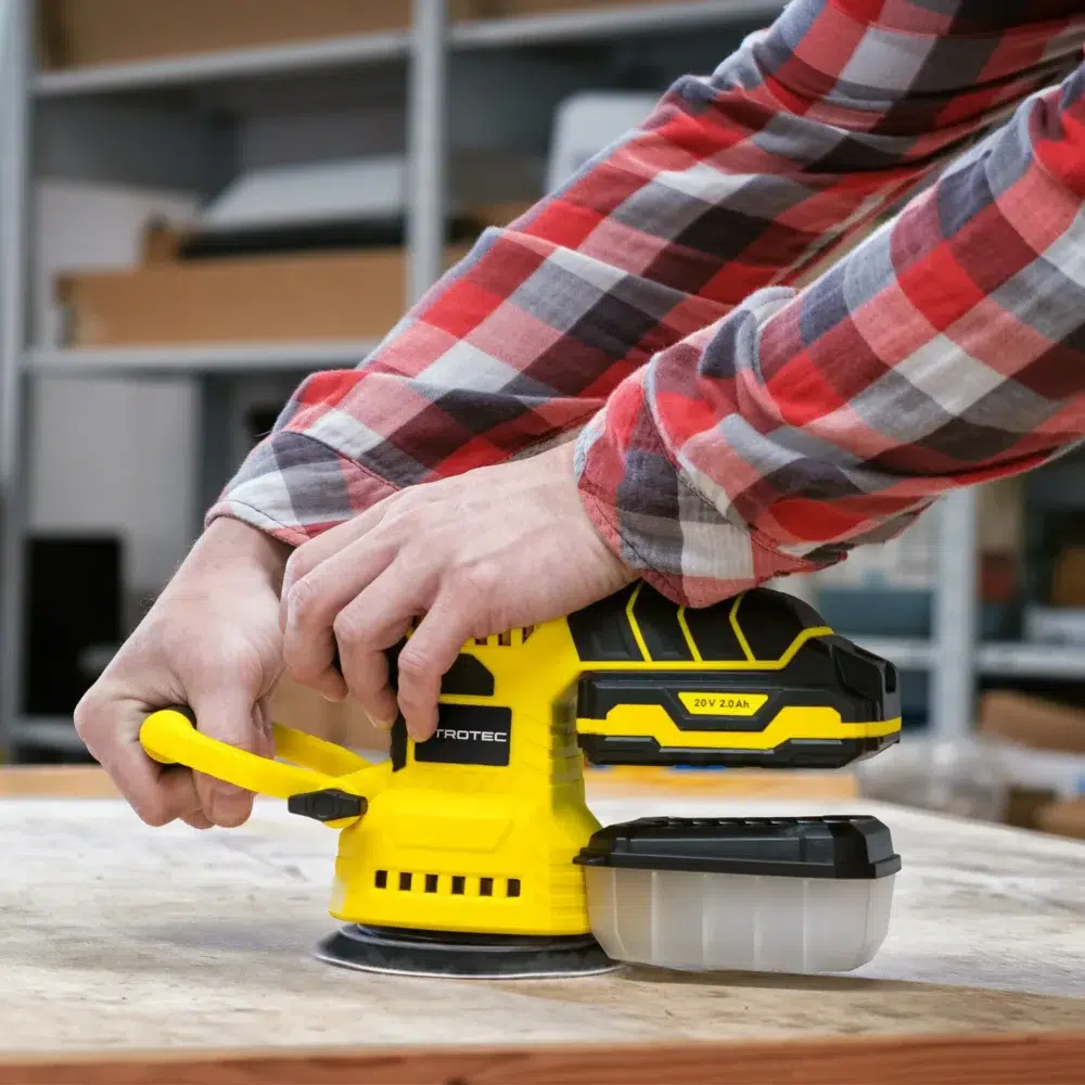 Batteridrevet excentersliber pess 10 20v 146757 1646395349