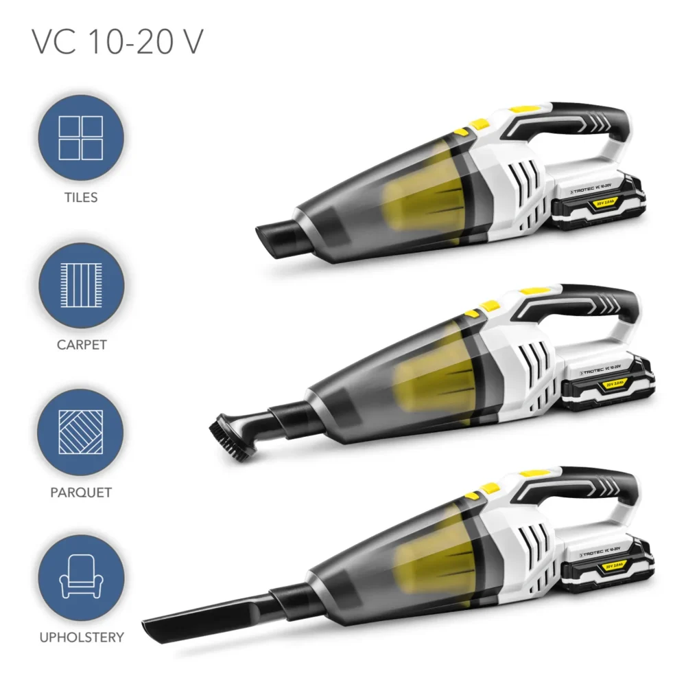 Batteridrevet håndstøvsuger vc 10 20v 139850 1630320969