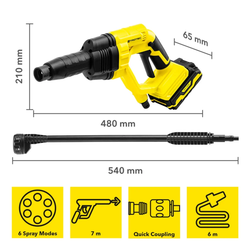 Batteridrevet højtryksrenser ppws 10 20v 150000 1655108431