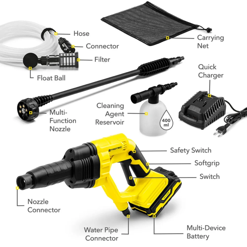 Batteridrevet højtryksrenser ppws 10 20v 150005 1655108431