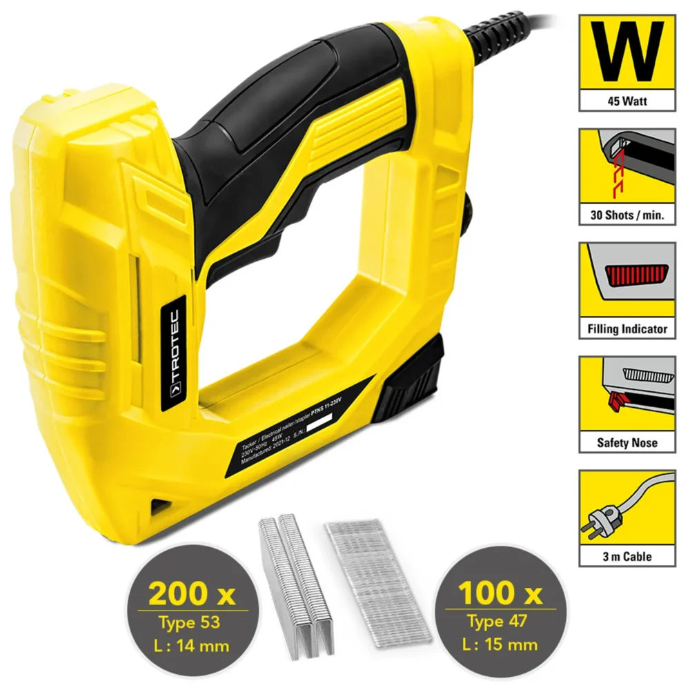 Elektrisk hæftepistol ptns 11‑230v 143660 1638528451