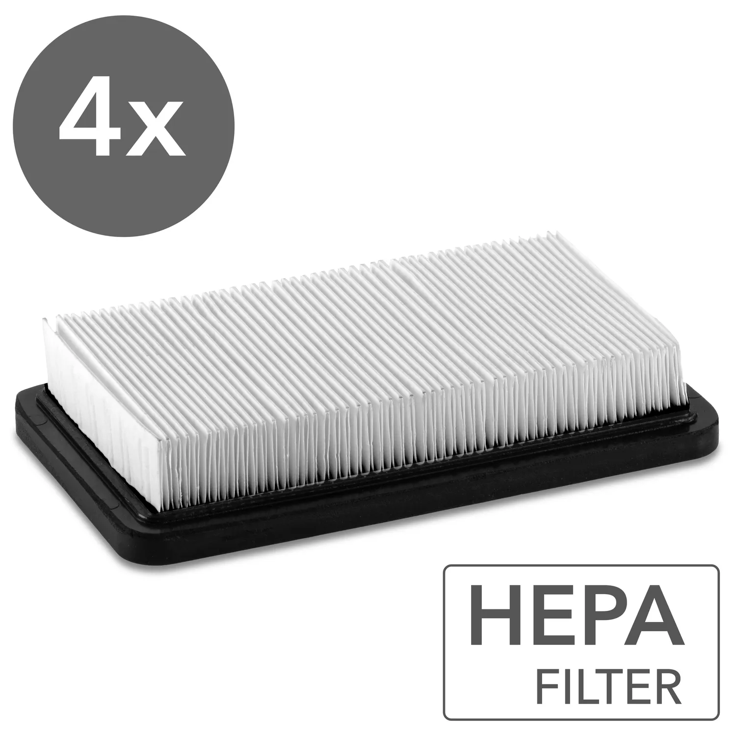 HEPA filter til batteristøvsuger VC 15 20V pakke med 4 stk. 147529 1648457477