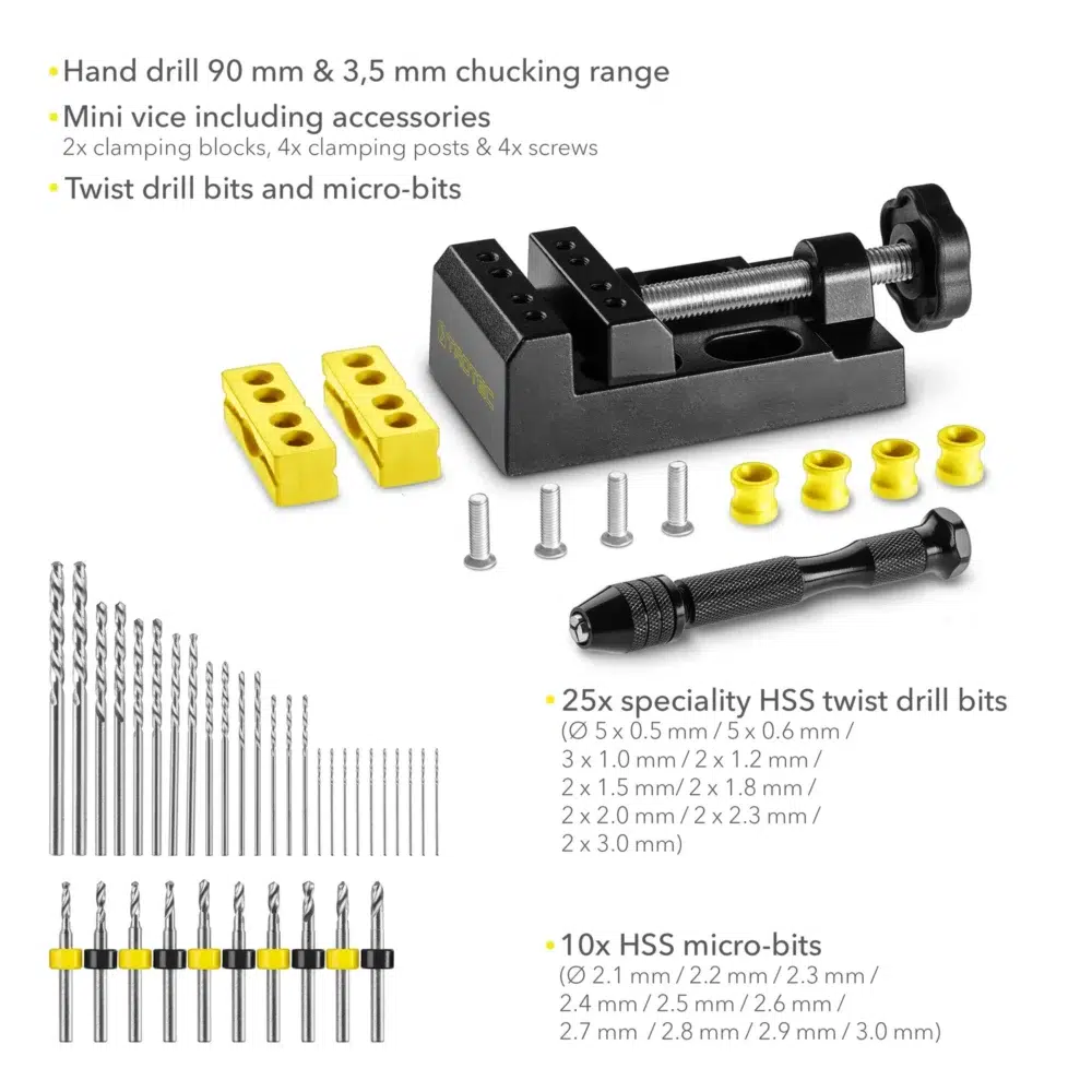 Håndboresæt, 37 dele 143549 1638188105