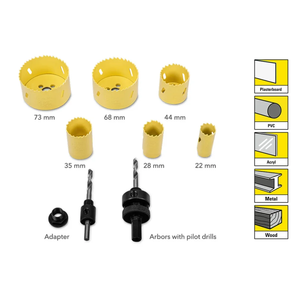 Hulsæt lavet af hss bi metal 122600 1593424190