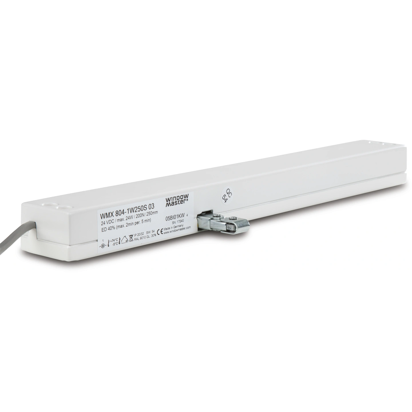 KÆDEMOTOR WMX 804 1W199S HVID SINGLE