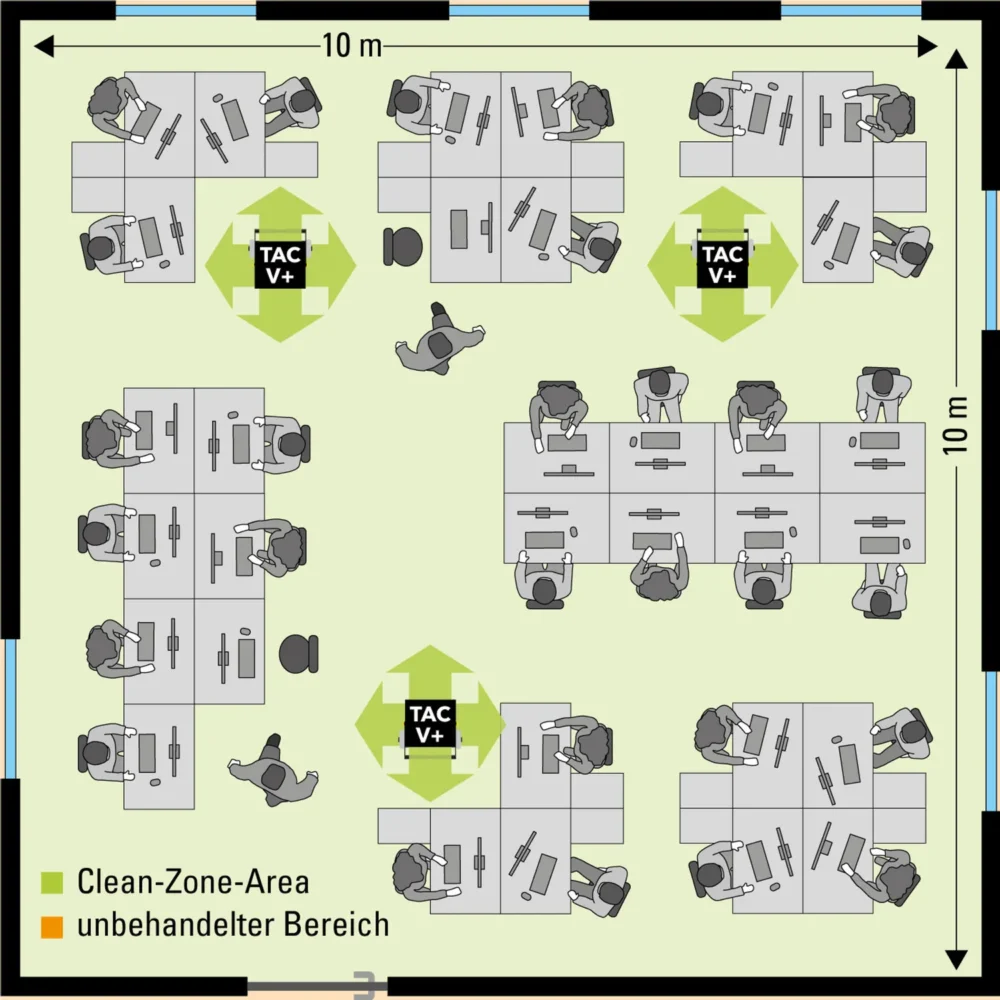 Rumluftrenser tac v + i basaltgrå sort 123063 1594045127