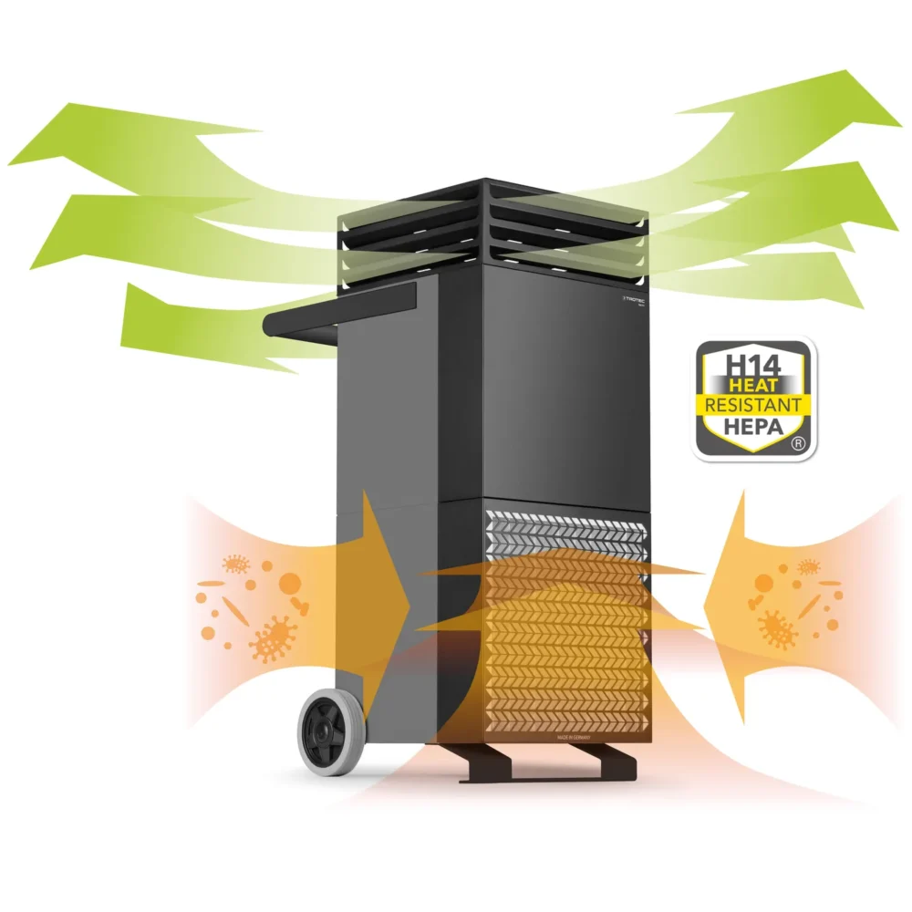 Rumluftrenser tac v + i basaltgrå sort 129920 1609154599