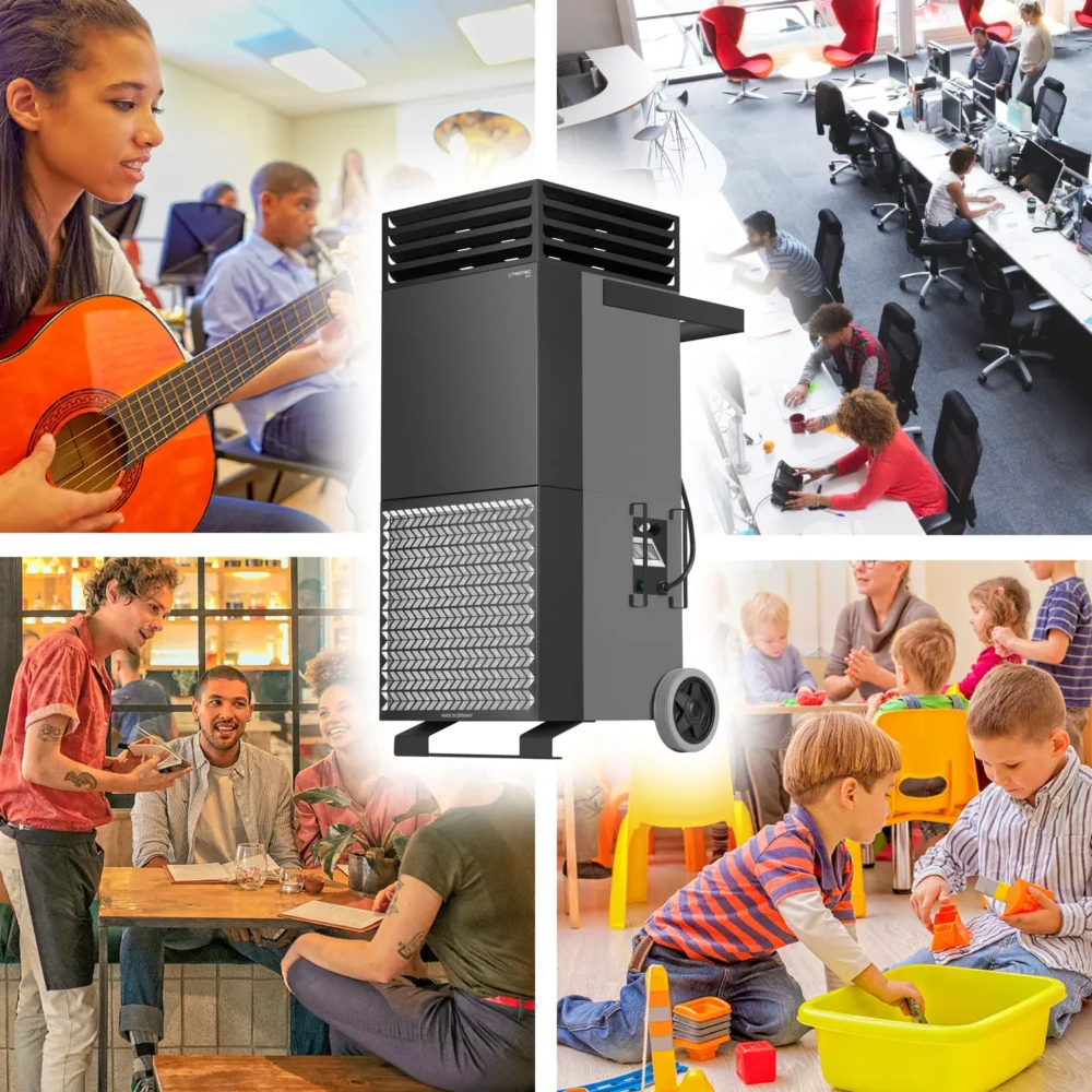 Rumluftrenser tac v + i basaltgrå sort 129923 1609154606