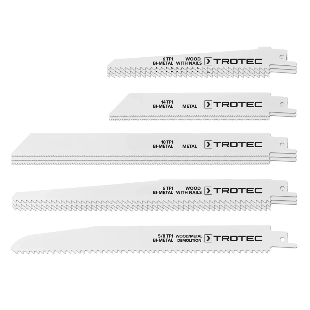 Sabelsavklingesæt træ metal, 12 dele 109774 1566989114