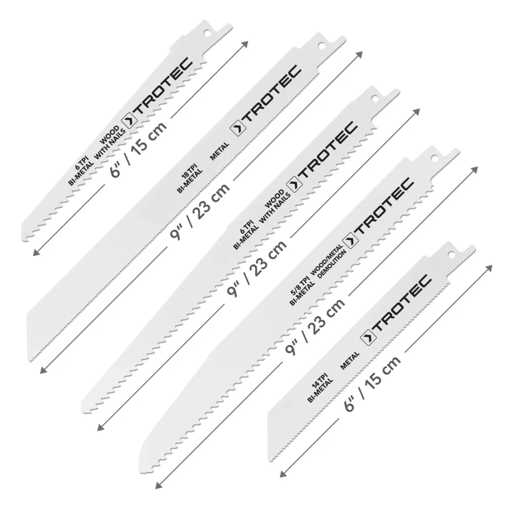 Sabelsavklingesæt træ metal, 12 dele 109779 1566989130