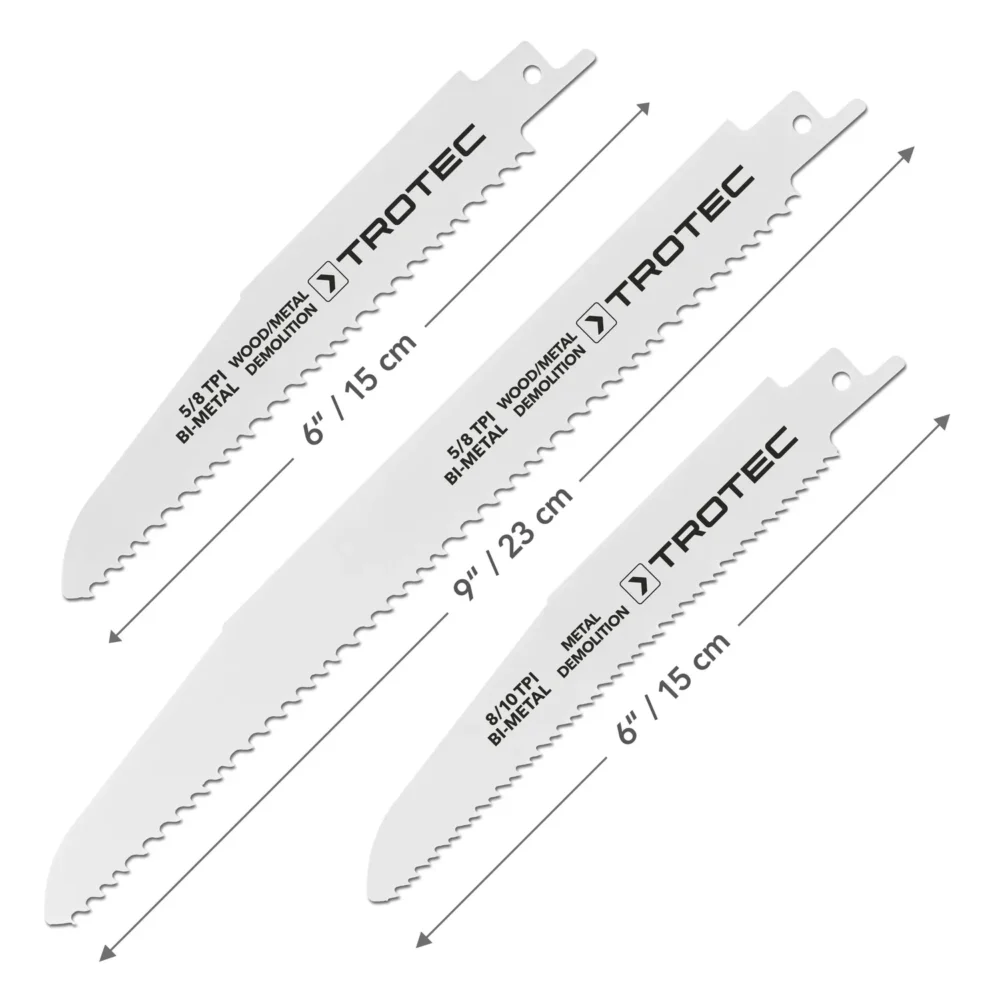 Sabelsavklingesæt træ metal, 5 dele 109763 1566988825