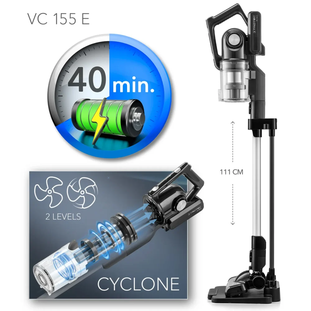 Trådløs opretstående støvsuger vc 155 e 126511 1602516160