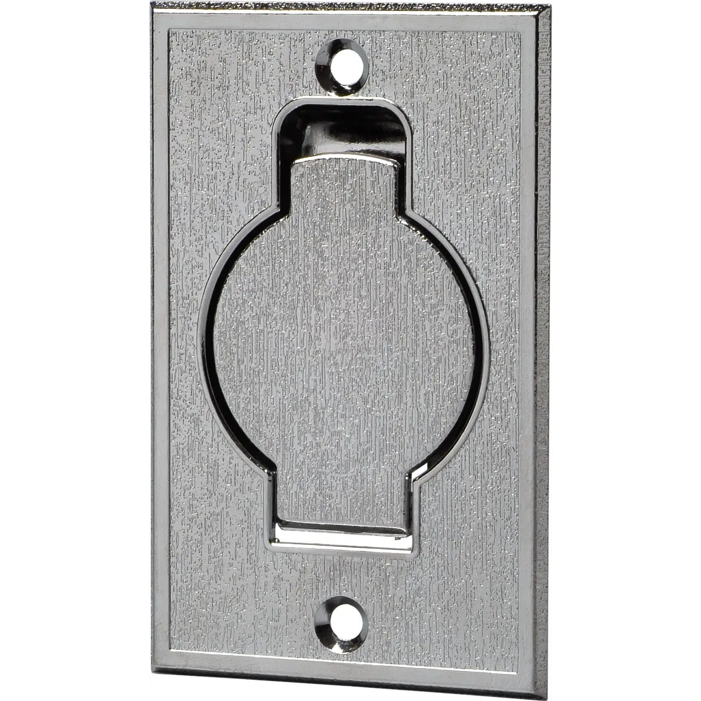 GULVSUGEKONTAKT KROM 7,7X12CM