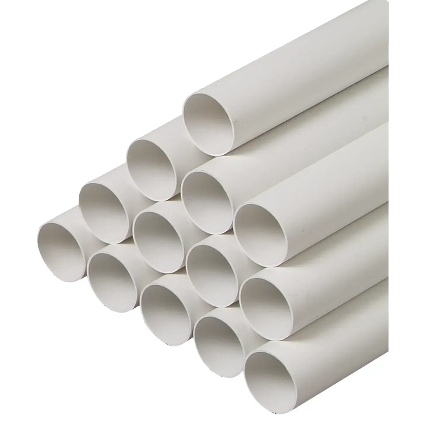 RØR Ø51MM L=2M HVID PLAST