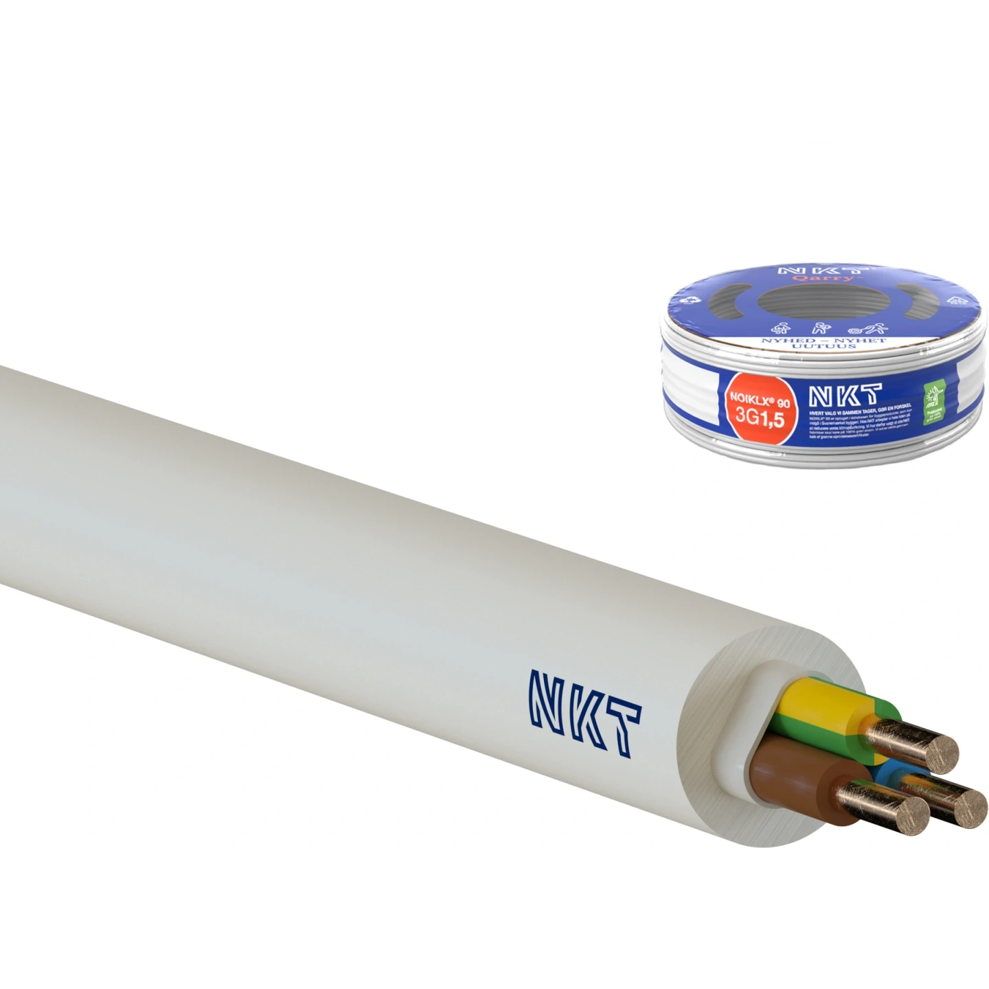 KABEL 3G1,5 NOIKLX 90 DCA LGRÅ RG100