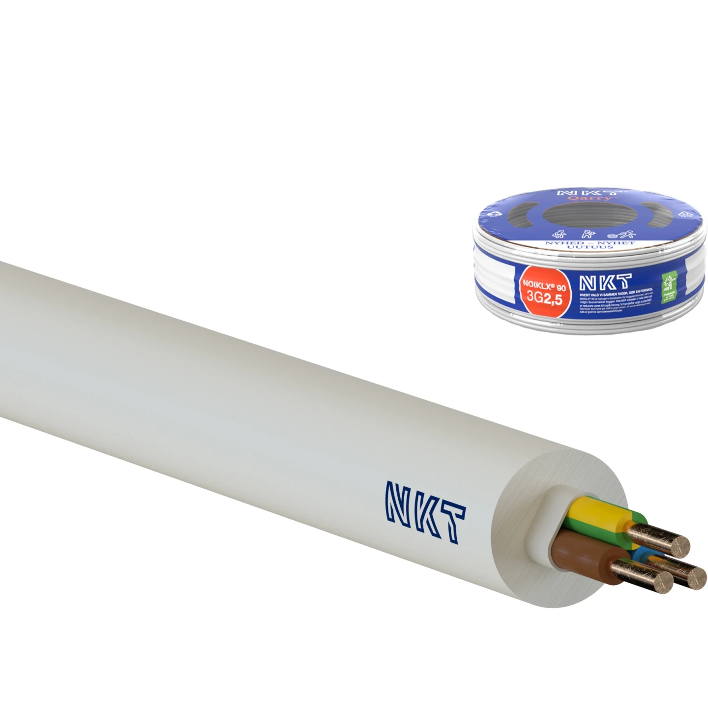 KABEL 3G2,5 NOIKLX 90 DCA LGRÅ RG100