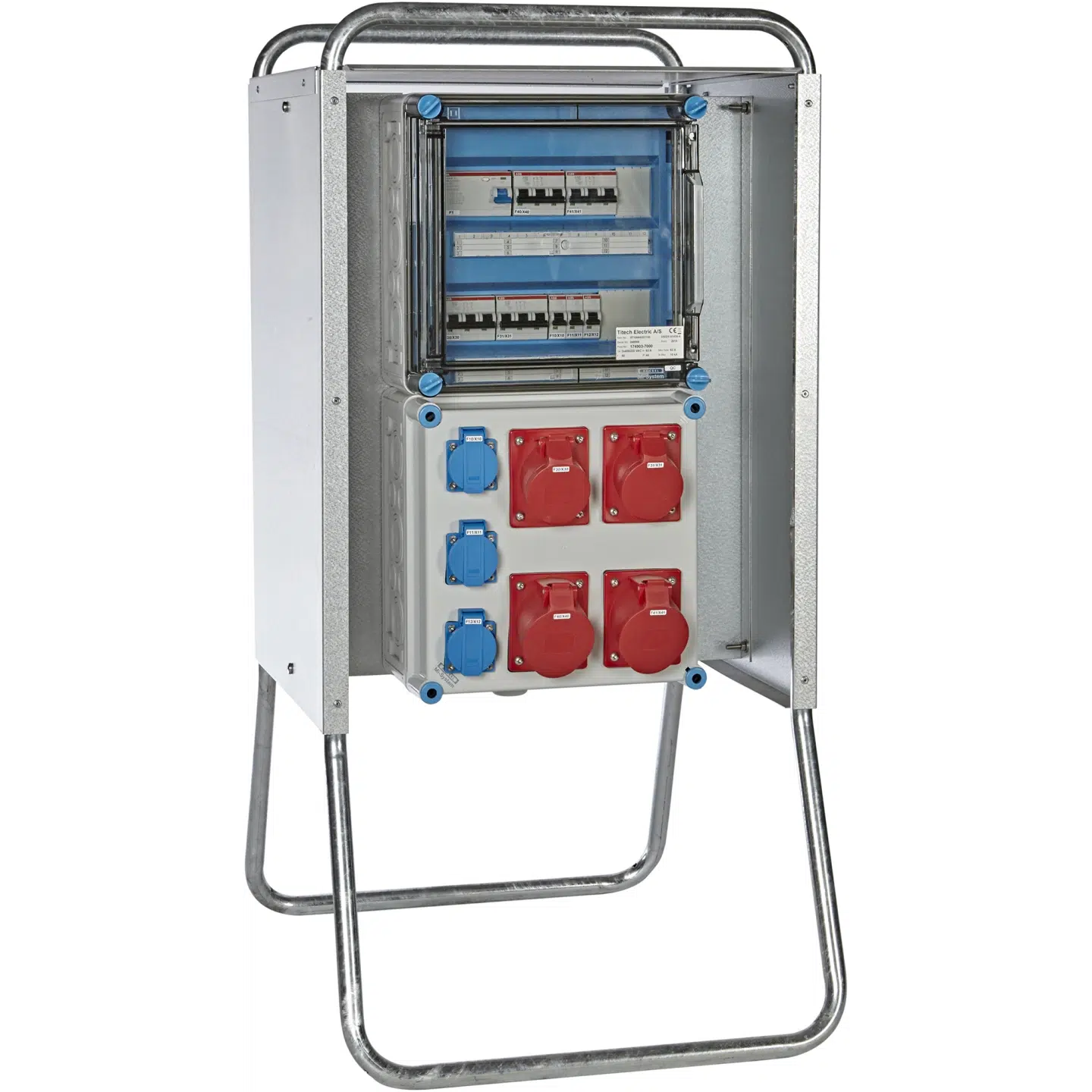 BYGGEPLADSTAVLE MED STIKBENSMÅLING 63A