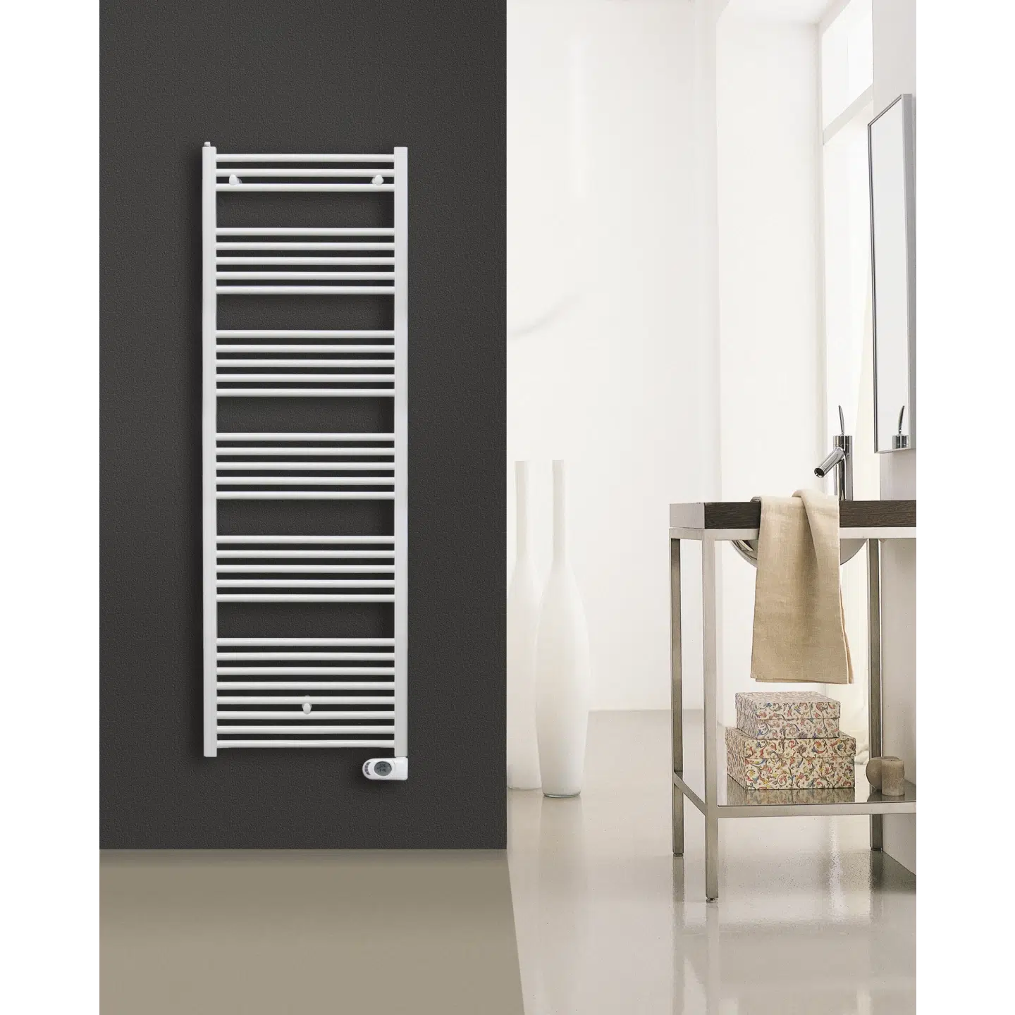 HÅNDKLÆDE RADIATOR 1750X600MM 1000W HVID
