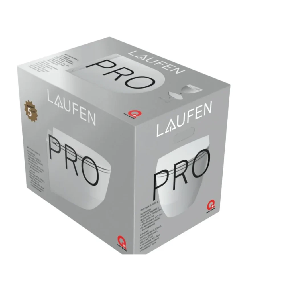 Laufen pro combipack rimless skål & toiletsæde Pro combipack rimless skål & toiletsæde