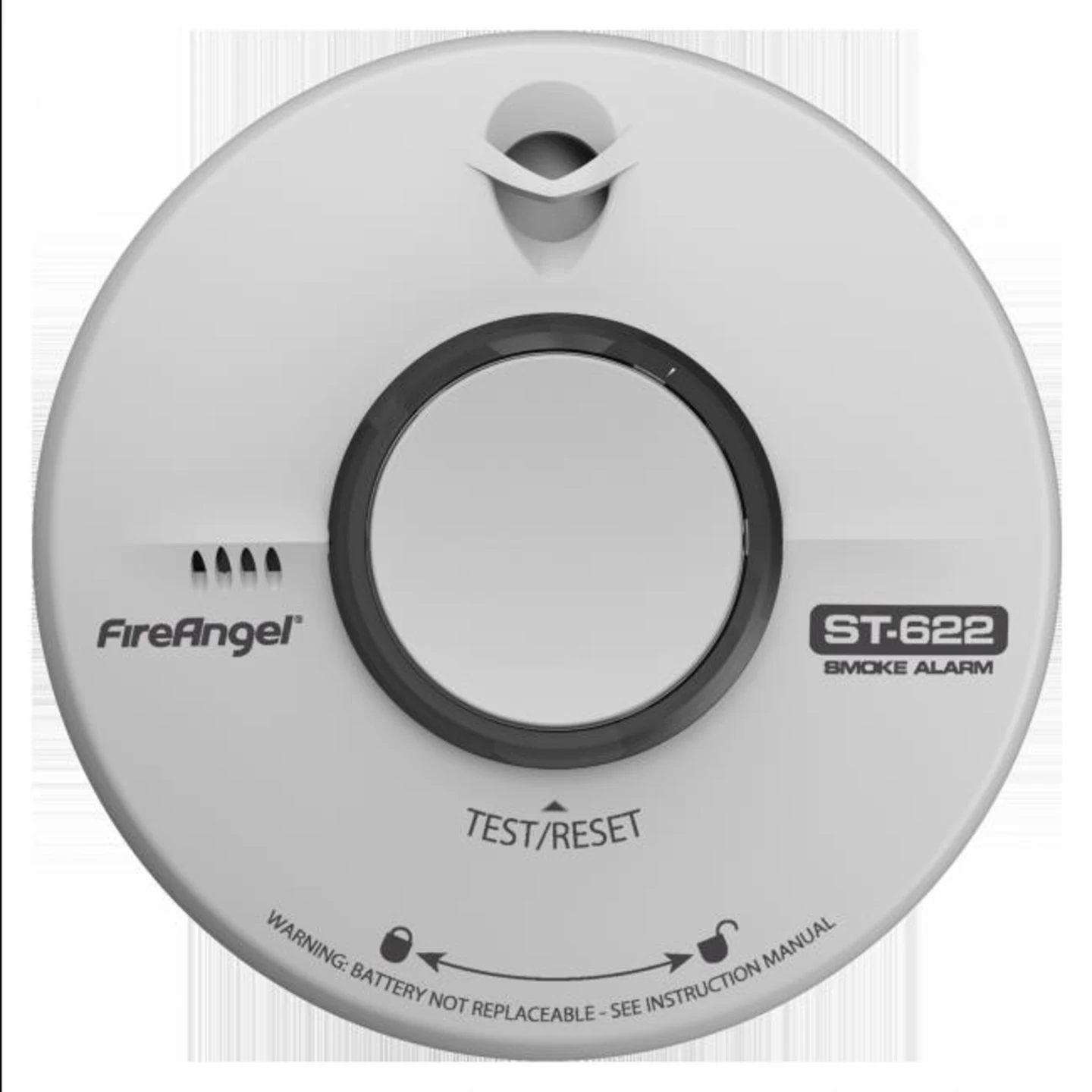 RØGALARM OPTISK MED 10 ÅRS BATTERI