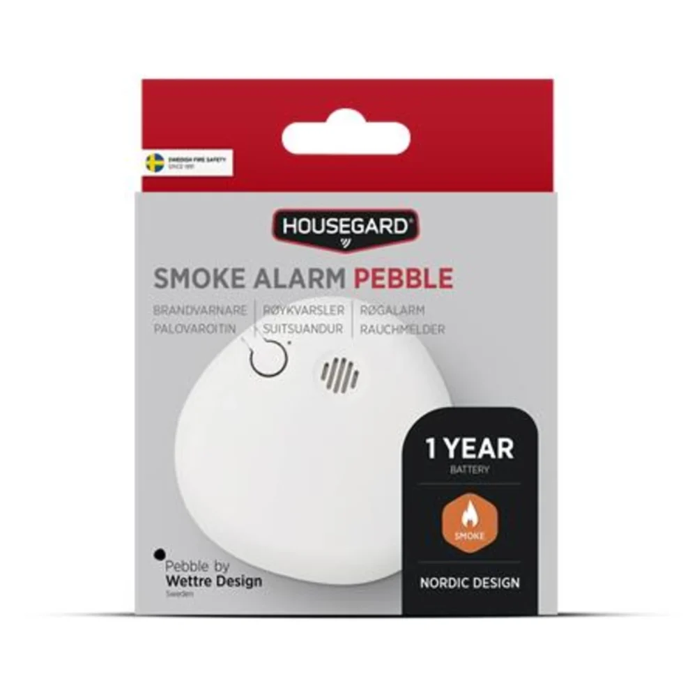 Røgalarm pebble 9v. Sa7004