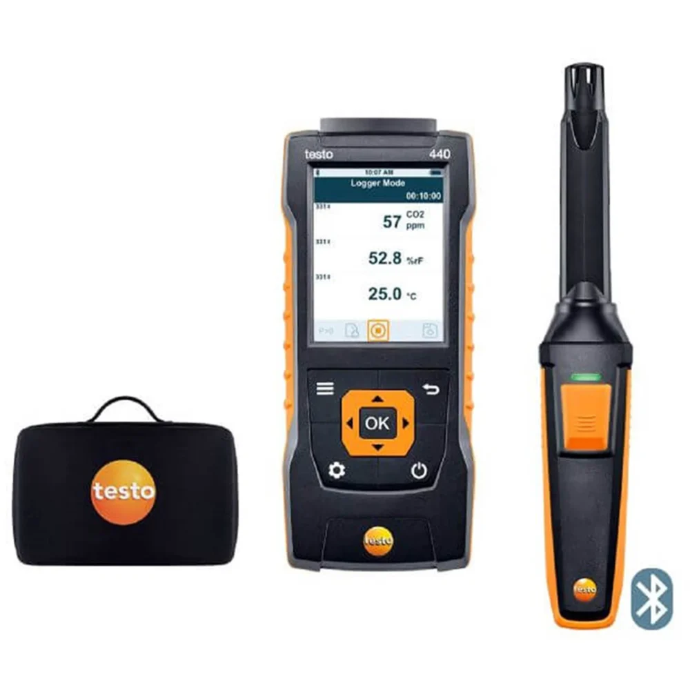 B & b testo 440 co2-sæt med bluetooth