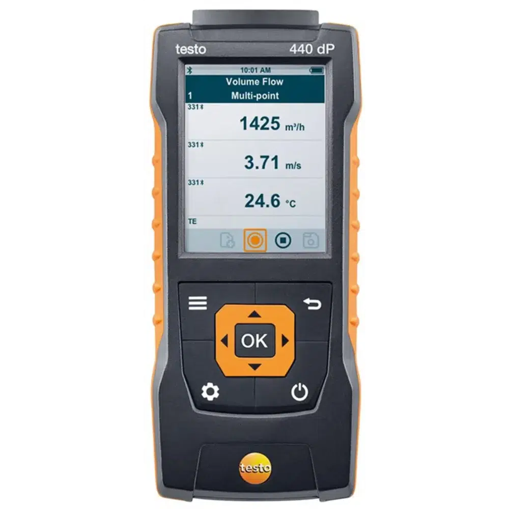 Testo 440 dp hastighediaq instrument